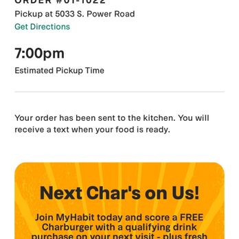 Habit Burger & Grill - The time we ordered. - Salad Near Me - Mesa, Arizona Habit Burger & Grill - The time we ordered. - Salad Near Me - Mesa, Arizona