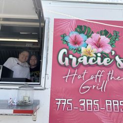 Gracie’s Hot Off The Grill - Chef Susie & lovely Gracie - who the truck is named after