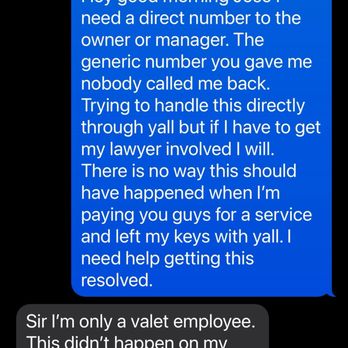 Prime Valet - Text messages - Valet Services Near Me - Dallas, Texas
