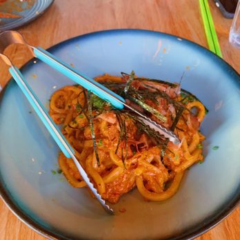 Mott St - Mentaiko Kimchi Udon - Asian Fusion Near Me - Chicago, Illinois
