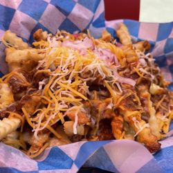 The Pelican Post Bar & Grille - Chili cheese fries.  I forgot to take pictures of our sandwiches...  Major fail on my part.