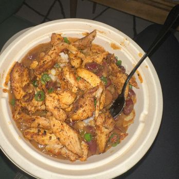 Fred's Around the Corner - Beans and Rice with Chicken - Cocktail Bars Near Me - Knoxville, Tennessee