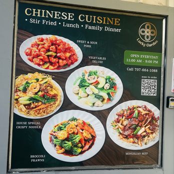 Lucky Garden - Chinese Near Me - Cotati, California