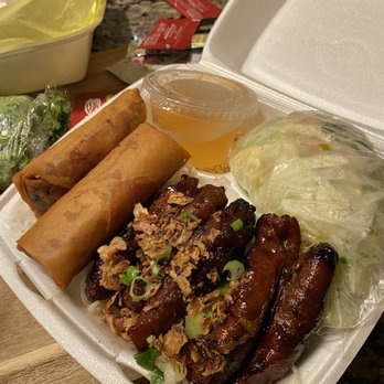 Pho Viet - C5. Grilled Meat and Egg Rolls over Vermicelli Noodle - Vietnamese Near Me - Citrus Heights, California Pho Viet - C5. Grilled Meat and Egg Rolls over Vermicelli Noodle - Vietnamese Near Me - Citrus Heights, California