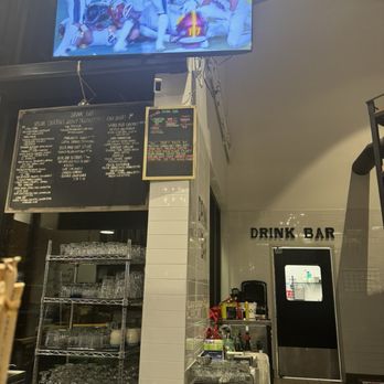DRINK BAR - TV's and drink menu posted - Cocktail Bars Near Me - Tustin, California