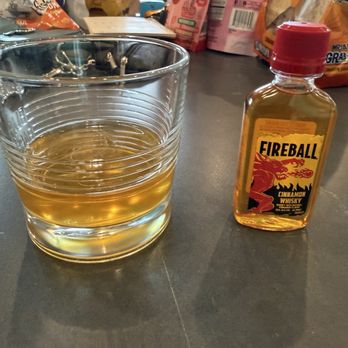 Outback Steakhouse - Fireball shaken over ice - Steakhouses Near Me - Allen, Texas