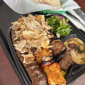 Falafel & Grill - Meat Combo Platter - Falafel Near Me - Chicago, Illinois
