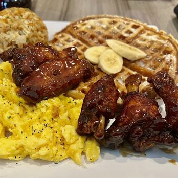 Happy Cafe - Eggs, waffles, hash browns & bbq wings - Cafes Near Me - Virginia Beach, Virginia Happy Cafe - Eggs, waffles, hash browns & bbq wings - Cafes Near Me - Virginia Beach, Virginia