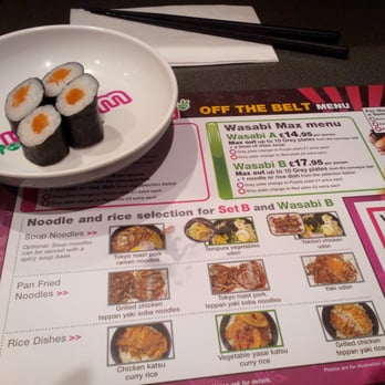Wasabi - The sets here with out the cheapist - Sushi Bars Near Me - Manchester, XGM