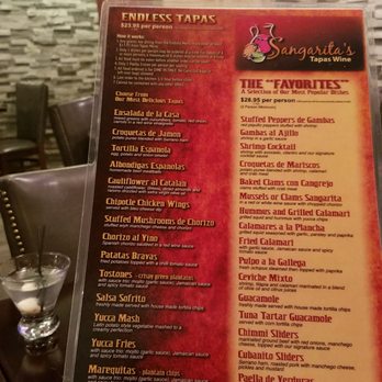 Sangarita's - Menu - Spanish Near Me - Bayside, New York Sangarita's - Menu - Spanish Near Me - Bayside, New York