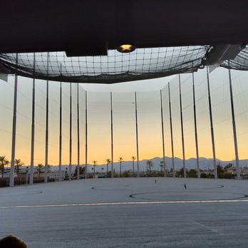 Atomic Golf - View of field from lowest (ground) floor - Sports Bars Near Me - Las Vegas, Nevada