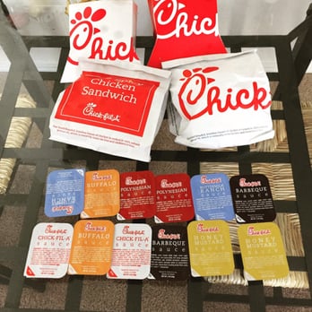 Chick-fil-A - Yummm, don't think I got enough sauces! ;) - Chicken Shop Near Me - Hillsboro, Oregon