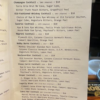 Bar Tonique - Cocktail menu. Pg 2 - Lounges Near Me - New Orleans, Louisiana Bar Tonique - Cocktail menu. Pg 2 - Lounges Near Me - New Orleans, Louisiana