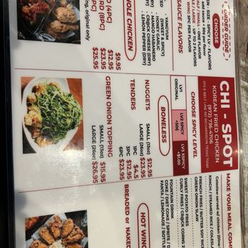 Chi Spot - Menu - Chicken Shop Near Me - Richardson, Texas