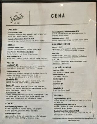 Menu photo 5 El Viñedo Local Atlanta, GA Menu photo 5 El Viñedo Local Atlanta, GA
