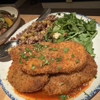 Sachet - Eggplant Schnitzel 25.50 - Mediterranean Near Me - Dallas, Texas Sachet - Eggplant Schnitzel 25.50 - Mediterranean Near Me - Dallas, Texas