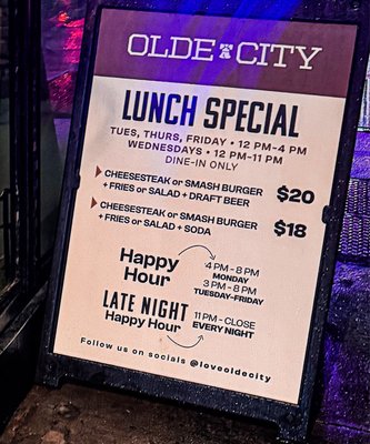 Olde City Cheesesteaks & Brew by null