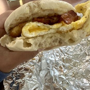Tina's Deli - Mighty muffin Breakfast Sandwich - Sandwiches Near Me - San Marcos, California Tina's Deli - Mighty muffin Breakfast Sandwich - Sandwiches Near Me - San Marcos, California