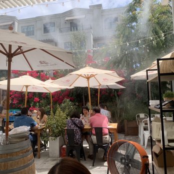Brava Garden Eatery - outdoor seating (you can see the mist) - Wine Bars Near Me - Pleasanton, California Brava Garden Eatery - outdoor seating (you can see the mist) - Wine Bars Near Me - Pleasanton, California