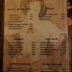 Rouge Bohème - Menu