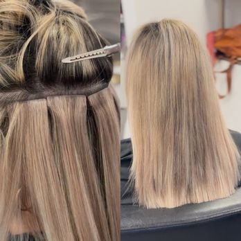 Perfect Locks - A full head of Invisi Tape-ins for an undetectable install giving our client extra density, installed at our salon! - Hair Extensions Near Me - Walnut Creek, California