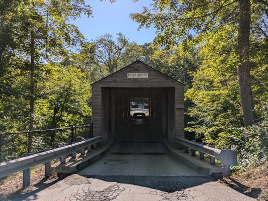Historic Bulls Covered Bridge by null
