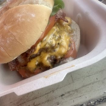 Taro Hut - Double patty - no purple taro bun (whomp whomp) - Polynesian Near Me - Kahuku, Hawaii Taro Hut - Double patty - no purple taro bun (whomp whomp) - Polynesian Near Me - Kahuku, Hawaii
