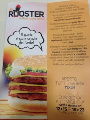 Menu photo 6 Mr Rooster Torino, TO