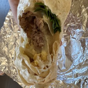 Tacos Villa Corona - Steak & Potato Breakfast Burrito - add spinach - my go to - Mexican Near Me - Los Angeles, California Tacos Villa Corona - Steak & Potato Breakfast Burrito - add spinach - my go to - Mexican Near Me - Los Angeles, California