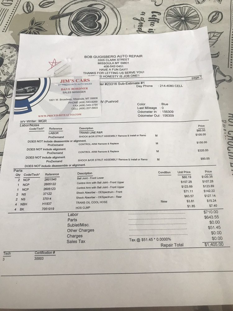 JIM’S CARS Updated August 2024 1801 W Broadway St, Missoula