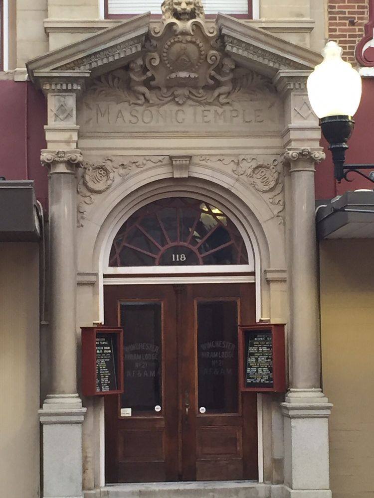 WINCHESTER HIRAM LODGE NO 21 AF & AM 118 N Loudoun St, Winchester