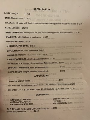 Menu photo 6 Arti’s Italian Restaurant Pecos, TX Menu photo 6 Arti’s Italian Restaurant Pecos, TX