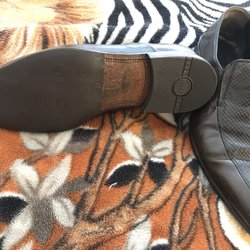 Hugo's Shoe Repair - Hugo Boss python shoes.