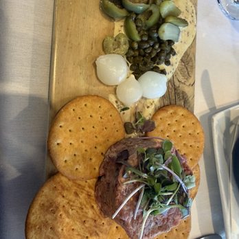Saluda's - Steak Tartare - New American Near Me - Columbia, South Carolina Saluda's - Steak Tartare - New American Near Me - Columbia, South Carolina