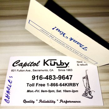Capitol Kirby - 2/19/2019: Charles' business card. - Appliances & Repair Near Me - Sacramento, California Capitol Kirby - 2/19/2019: Charles' business card. - Appliances & Repair Near Me - Sacramento, California