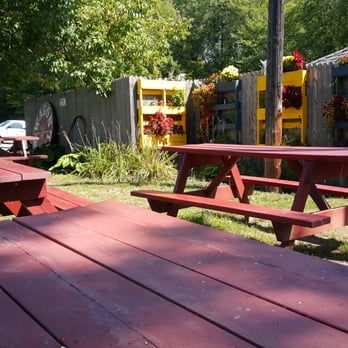 The Wagon Wheel Restaurant - Nice area to eat outside when the weather is pleasant. - Burgers Near Me - Gill, Massachusetts The Wagon Wheel Restaurant - Nice area to eat outside when the weather is pleasant. - Burgers Near Me - Gill, Massachusetts