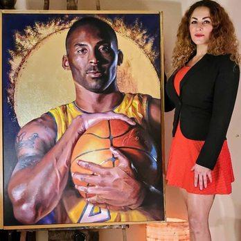 Tatyana Zen Art - Kobe Bryant 36 x 48 " oil portrait by Tatyana Zen - Art Galleries Near Me Tatyana Zen Art - Kobe Bryant 36 x 48 " oil portrait by Tatyana Zen - Art Galleries Near Me