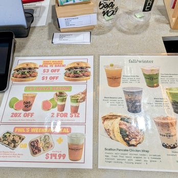 Bopomofo Cafe - Specials menu - Cafes Near Me - Irvine, California