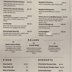 Chioma's African Cuisine - Menu as of May 2023 - Italian