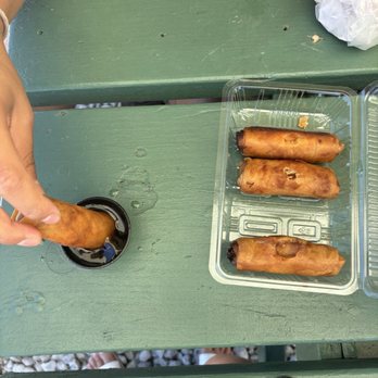Pho Vientiane Truck - Spring rolls . AMAZING SAUCE - Food Trucks Near Me - Hauula, Hawaii