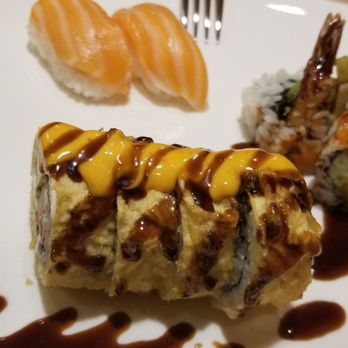 Seasons Hibachi & Sushi - Crazy roll, shrimp tempura roll, salmon nigiri - Sushi Bars Near Me - Dalton, Georgia Seasons Hibachi & Sushi - Crazy roll, shrimp tempura roll, salmon nigiri - Sushi Bars Near Me - Dalton, Georgia