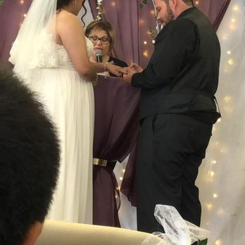 Friendly Wedding Chapel - During the ceremony. Mikela was also our officiant - Wedding Chapels Near Me - Modesto, California Friendly Wedding Chapel - During the ceremony. Mikela was also our officiant - Wedding Chapels Near Me - Modesto, California