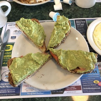 Metro Diner - Avocado toast, so yummy - Breakfast & Brunch Near Me - Jacksonville, Florida