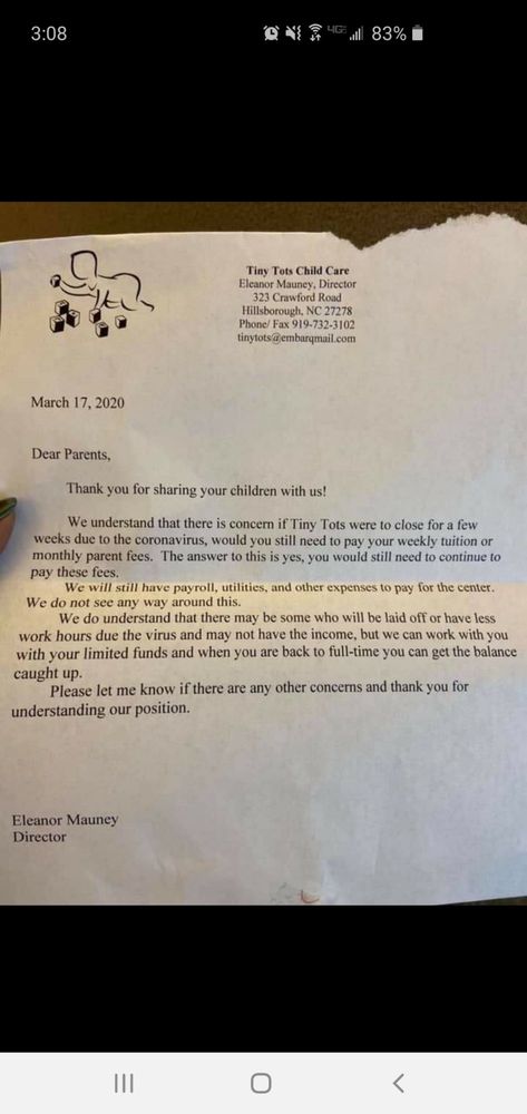 Tiny Tots Child Care Ctr - childcare center in Hillsborough, NC