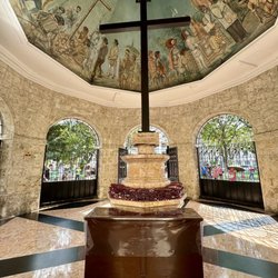 Magellan's Cross - 01.08.24 the original cross no longer exist. The one currently displayed in the chapel is a replica of the original