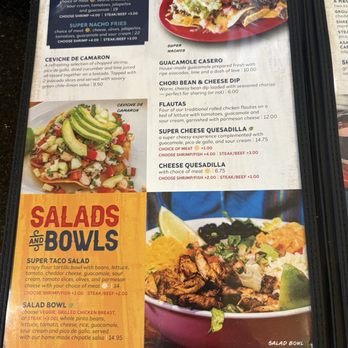 Super Taco Mexican Restaurants - Menu - Mexican Near Me - Sacramento, California