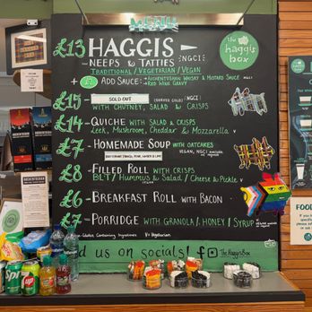 The Haggis Box - Menu - Scottish Near Me - Edinburgh, EDH