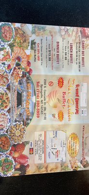 Menu photo 3 Star Garden Buffet Springville, NY