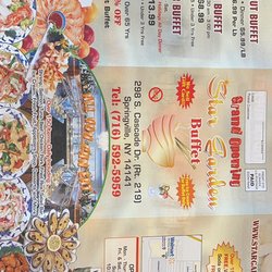 Star Garden Buffet - Menu
