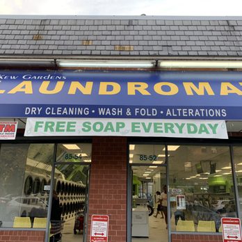 Kew Gardens Laundromat - NOT ALWAYS FREE SOAP HERE! - Dry Cleaning Near Me - Queens, New York Kew Gardens Laundromat - NOT ALWAYS FREE SOAP HERE! - Dry Cleaning Near Me - Queens, New York